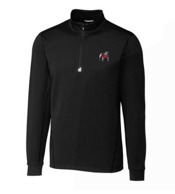 Georgia Cutter & Buck Big & Tall Traverse Half Zip Pullover