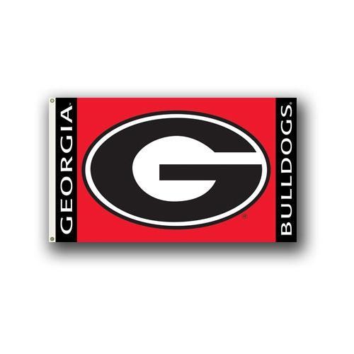 UGA- Georgia House Flag (3'x5')- Alumni Hall