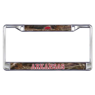 Arkansas Camo License Plate Frame