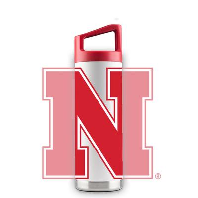 Nebraska 16 oz N Logo Bottle