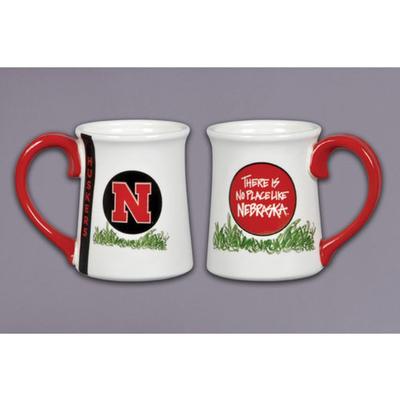 Alumni Hall Huskers, Nebraska 20 Oz Splatter Shaker Bottle, Alumni Hall