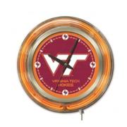  Virginia Tech 15 Inch Neon Wall Clock