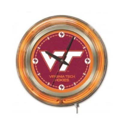 Virginia Tech 15 inch Neon Wall Clock