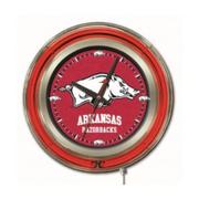  Arkansas 15 Inch Neon Wall Clock