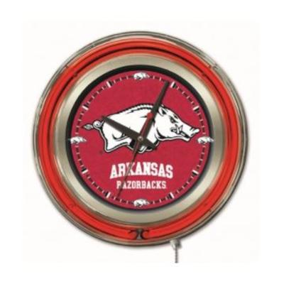 Arkansas 15 inch Neon Wall Clock