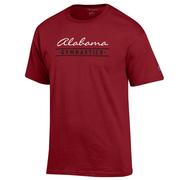  Alabama Champion Women's Bar Script Gymnastics Tee