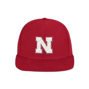 Nebraska Adidas Flatbrim Snapback Hat