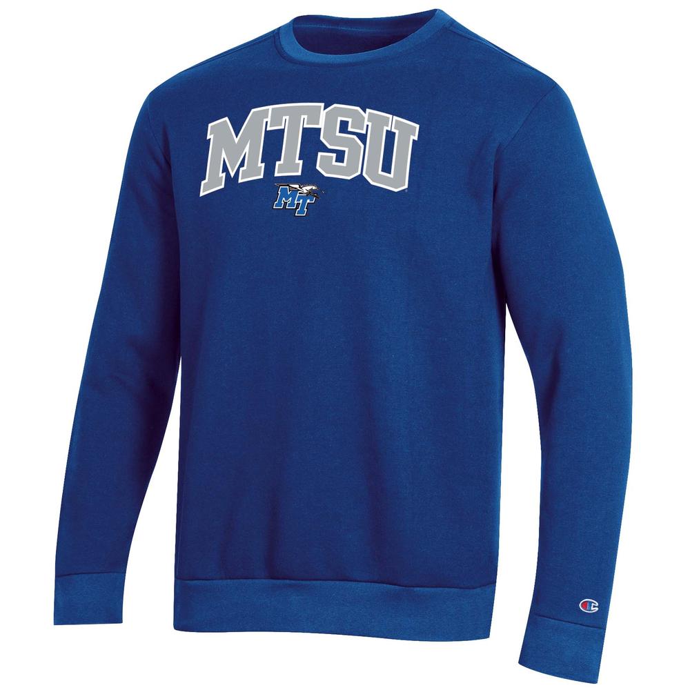 Textbook Brokers - MTSU: Middle Tennessee Blue Raiders Est. 1911 Powerblend  Fleece Crewneck Sweatshirt