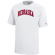  Nebraska Champion Youth Arch Tee