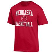  Nebraska Champion Basic Basketball Tee