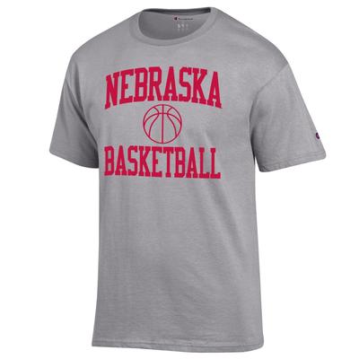 Nebraska Champion Basic Basketball Tee OXFORD