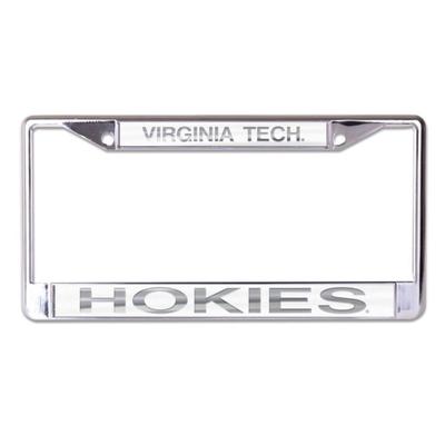 Virginia Tech Frosted License Plate Frame