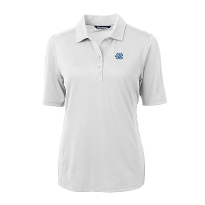 UNC Women's Cutter and Buck Virtue Ecopique Polo WHITE