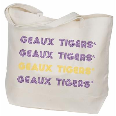 LSU Louisiana State University Tigers Purse - Jacquard Satchel