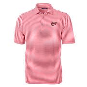  Western Kentucky Cutter & Buck Striped Virtue Eco Pique Polo