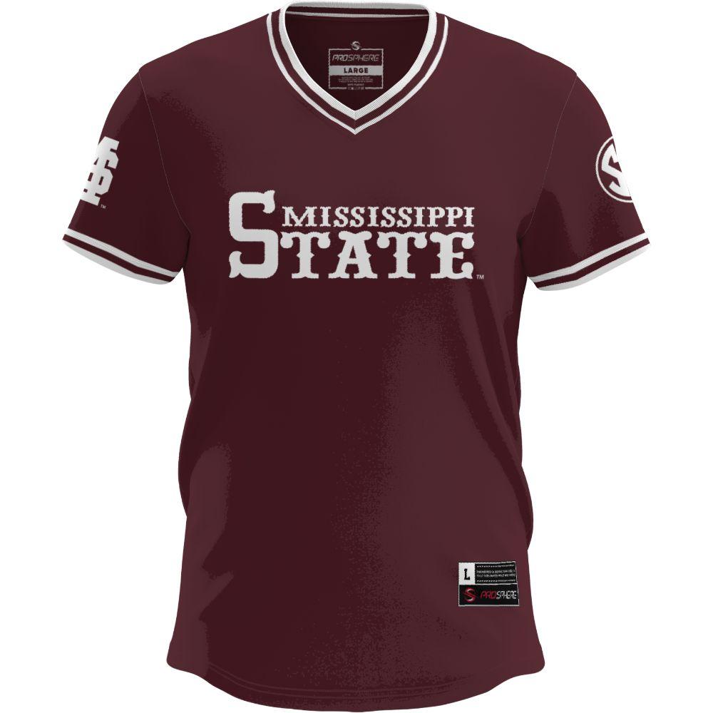 Bulldogs, Mississippi State Baseball Pullover Jersey