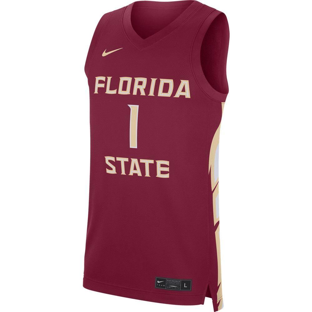 FSU | Florida State Nike Men's Replica #1 Road Jersey | Alumni Halll