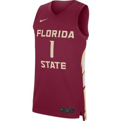 Florida State Nike Men's Replica #1 Road Jersey