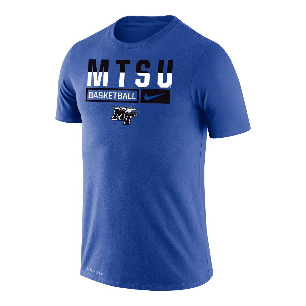 Nike Men's T-Shirt - Blue - L