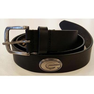 Georgia Zep-Pro Black Leather Concho Belt