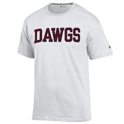  Mississippi State Champion Dawgs Straight Font Tee