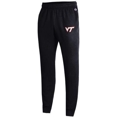 Virginia Tech Champion Fleece Jogger Pant BLACK