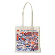  Florida Julia Gash Slim Canvas Tote