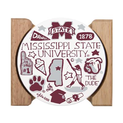 Mississippi State Julia Gash Drink Coasters (4 Pack)