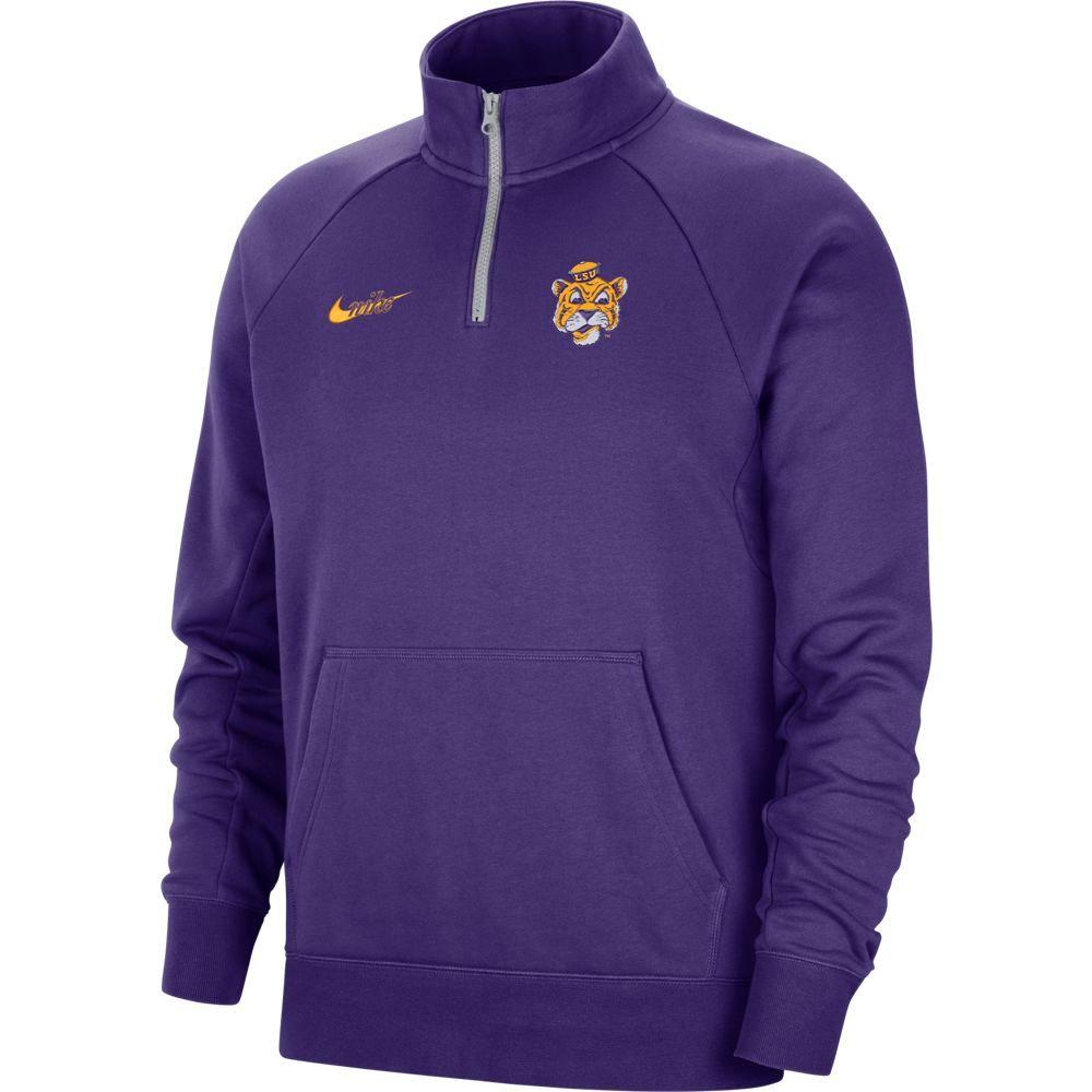 lsu nike pullover jacket