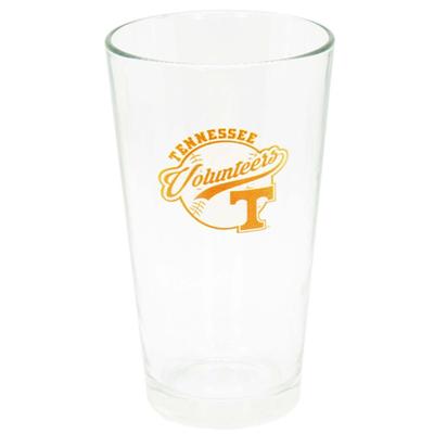 Tennessee Baseball Pint Glass