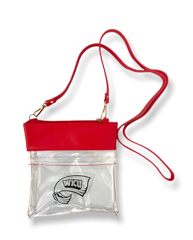 Personalized Stadium Approved Clear Wristlet