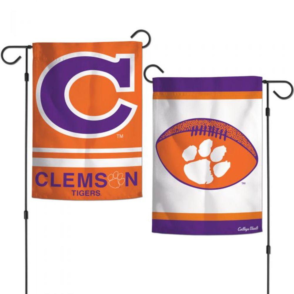 Clemson | Clemson 2-Sided Garden Flag | Alumni Hall