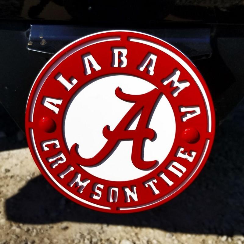 Bama | Alabama Circle Opening Hitch Cover | Alumni Hall