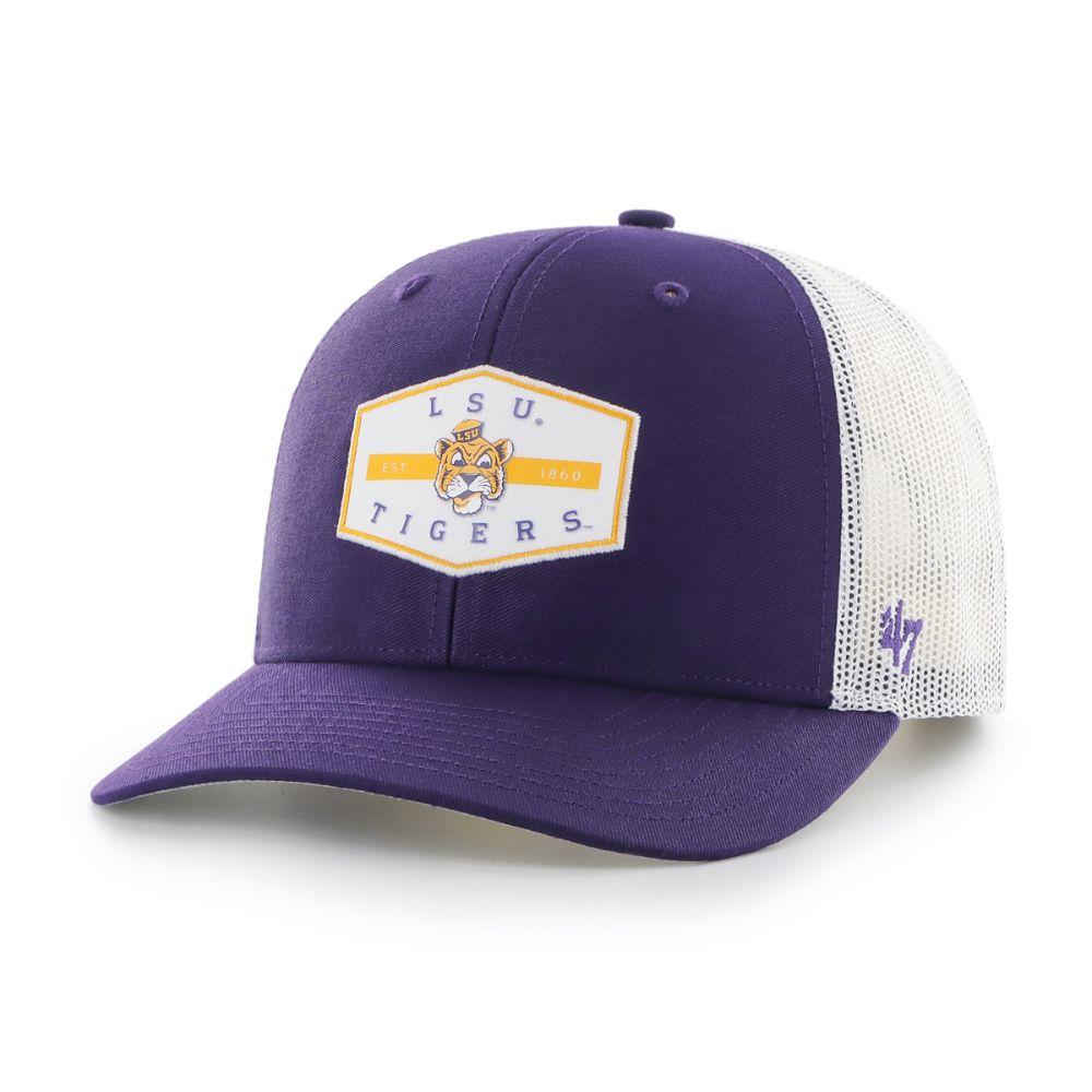 LSU | LSU 47' Brand Vault Convoy Patch Trucker Hat | Alumni Hall