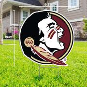  Florida State Seminole Logo Lawn Sign