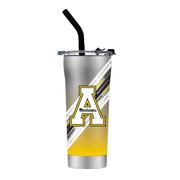  Appalachian State Stripe Straw Tumbler