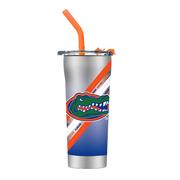  Florida Stripe Straw Tumbler