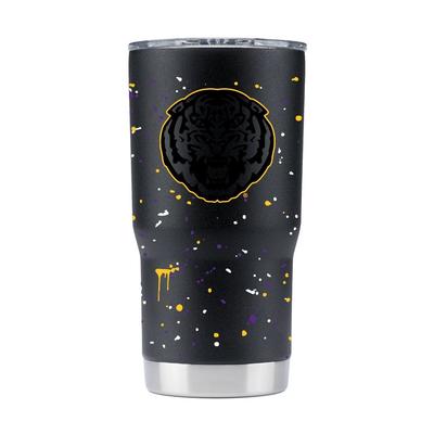 LSU 20oz Paint Splatter Tumbler