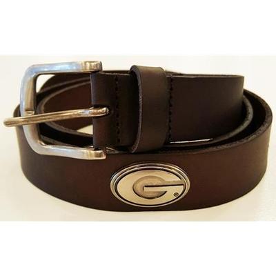 Georgia Zep-Pro Brown Leather Concho Belt
