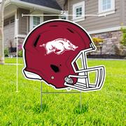  Arkansas Helmet Logo Lawn Sign