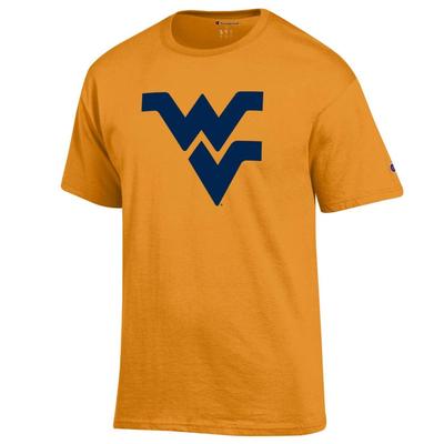 West Virginia Champion Giant Logo Tee C_GOLD