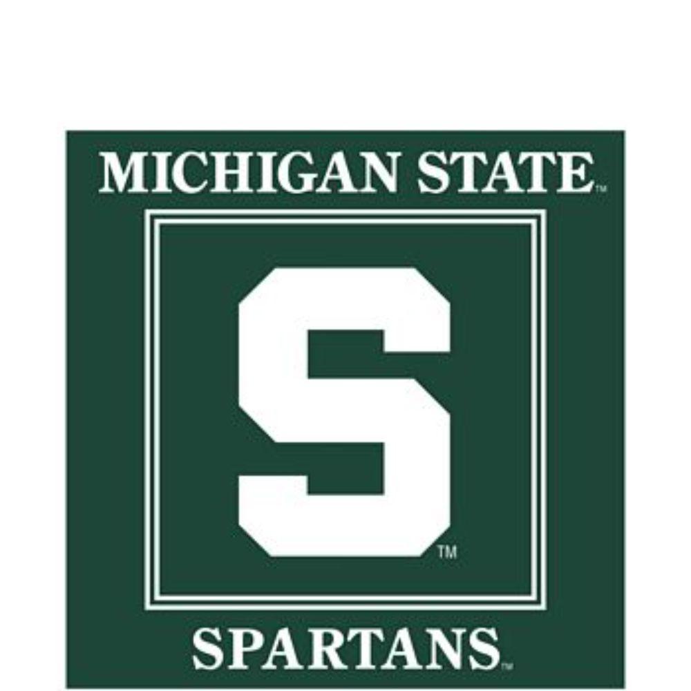 Spartans | Michigan State Beverage Napkins 16 Pack | Alumni Hall