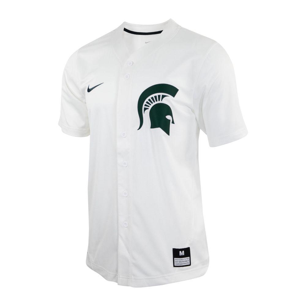 Spartans | Michigan State Nike Replica Baseball Jersey | Alumni Hall