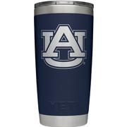  Auburn Yeti Powder Coated Navy 20 Oz Tumbler