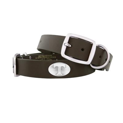Tennessee Zep-Pro Brown Concho Dog Collar