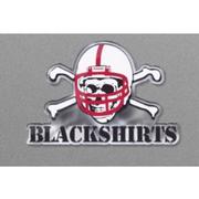  Nebraska Embossed Blackshirt Emblem