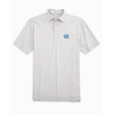 UNC Southern Tide Driver Space Dye Performance Polo SLATE_GREY