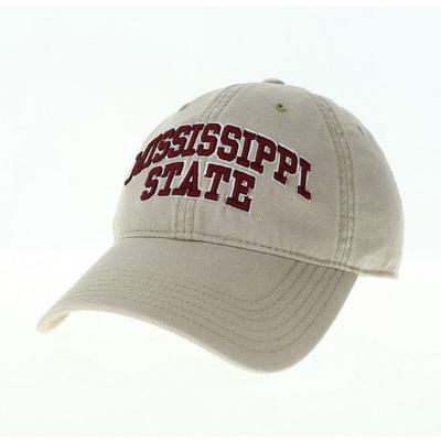 Mississippi State Legacy Arch Adjustable Hat KHAKI