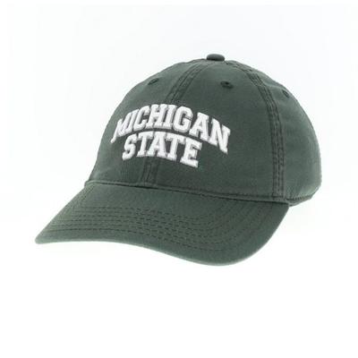 Men's Nike Green Michigan State Spartans Heritage86 Arch Performance Adjustable Hat