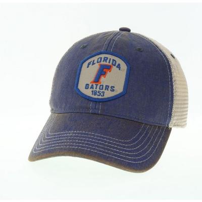 Florida Legacy Old Trucker Hat BLUE/TAN_MESH